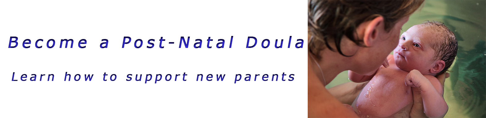 Become a Post-Natal Doula - Learn how to support new parents